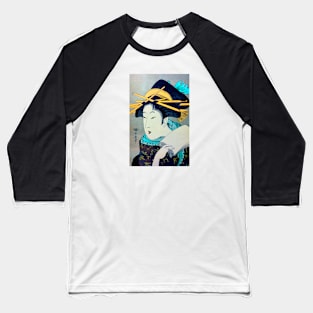 Traditional geisha woodblock painting Baseball T-Shirt